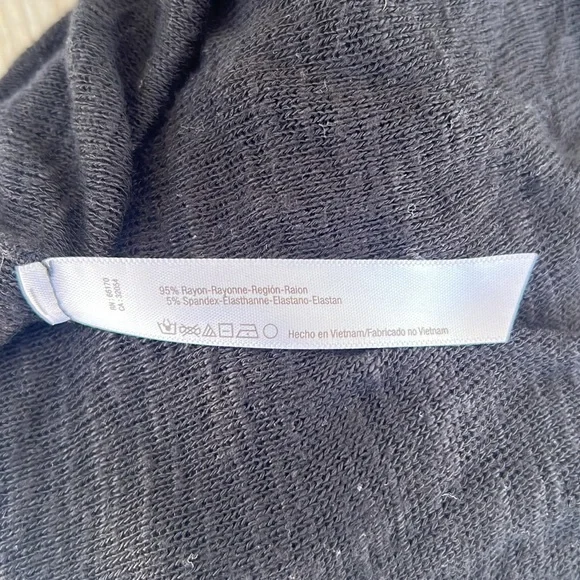 Intimately Free People Whimsy-Goth long Bell sleeves semi transparent top sz L - Picture 6 of 7